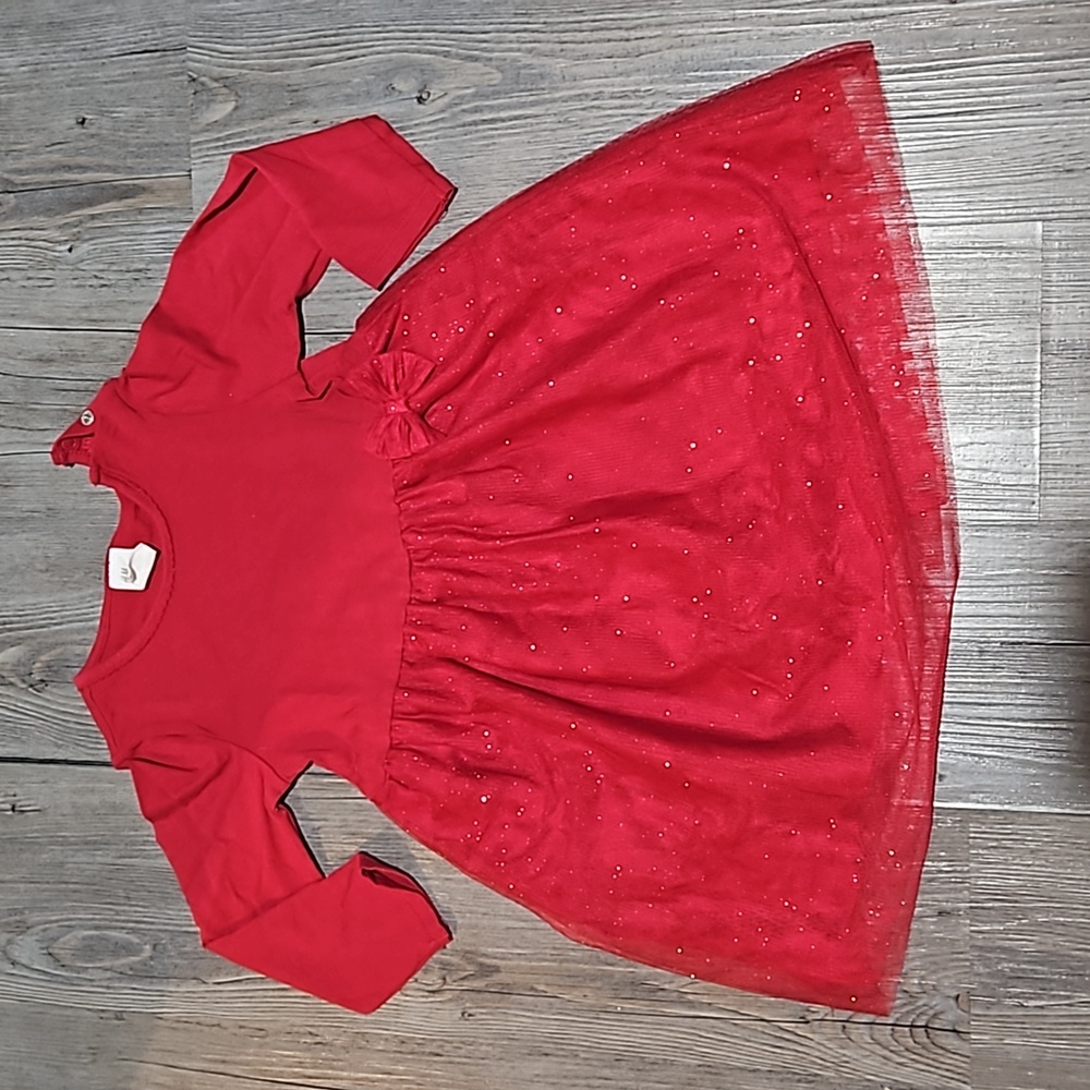 H & M | Toddler Holiday Red Dress | 12-18 Months